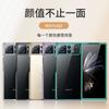Funda Adecuada para Teléfono Móvil Xiaomi Mix Fold2 Pantalla Plegable 6D Transparente Galvanizado Tapa Flip Izquierda y Derecha Cubierta Protectora para Hombres y Mujeres