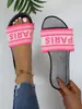 Comercio Exterior Tallas Grandes Zapatillas Planas Casuales para Mujer Punta Redonda Cinta Slip-on Zapatillas Perezosas para Zapatillas