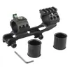 Braçadeira para Luneta, Braçadeira para Luneta em Liga de Alumínio, Braçadeira para Tubo de Luneta 25,4/30mm com Suporte Traseiro Integrado