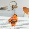 Llavero de goma suave de PVC de la serie vida marina de dibujos animados, colgante para bolso, colgante decorativo, llavero, diseño personalizado creativo