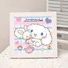 Animación de Dibujos Animados Nueva Pintura de Diamantes Kuromi DIY Juguetes de Pintura de Diamantes Hechos a Mano para Niños con Marco de Fotos Mesa Regalo