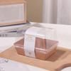 Caja de embalaje de rollo de edredón de algodón rojo de internet, caja para rollo de pastel, caja para rollo de toalla, caja para postre de corte mousse, caja de embalaje para pastel cortado