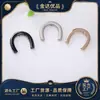 Botões de Metal em Forma de U com Três Furos Costurados à Mão para Casacos de Lã, Jaquetas, Ternos, Botões Formais, Botões, Jin Da