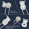 Accesorios para Persianas Enrollables Operadas por Cordón Cortina de Cuentas de Tirón Manual Soporte de Fijación Pie de Montaje Tela para Persianas Controlador de Eje Giratorio