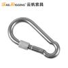 Suministros del Fabricante Hebilla de Resorte de Seguridad para Escalada al Aire Libre Anillo de Conexión de Carga Hebilla de Cable de Acero Hebilla de Conexión de Colgado Rápido 5299D