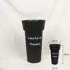 Cubo de Flores de Plástico Rectangular Grande para Flores Secas y Frescas, Anticaídas, Almacenamiento Personalizado