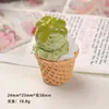 Accesorios de Resina para Manualidades de Dibujos Animados, Bolas de Helado 3D, Pegamento de Crema, Pinzas para el Cabello, Hebillas de Zapatos, Llaveros, Colgantes y Decoraciones