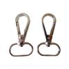 Direto da fábrica de metal chaveiro bolsa bagagem bolsa hardware cão fivela oval jóias pingente acessórios
