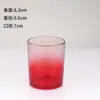Copo de Vidro Colorido para Vela com Alto Valor Estético, Recipiente Criativo para Vela Aromática Artesanal DIY, Copo Suporte para Vela Espessado com Acabamento Fosco