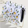 Moda Europea y Americana Nueva Diadema Ancha Nudada, Diadema de Lujo Ligero con Pedrería de Fresa Limón Cereza, Accesorio para el Cabello para Salir
