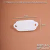 Plato Blanco Mini Vacío Modelo Miniatura Juguete de Comida Plato Blanco Casa de Juego DIY Bandeja de Doble Asa Accesorios de Cocina