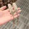 Grampo de Cabelo Estilo Étnico com Sino e Franja para Mulheres, Presilha Lateral Exquisita e Super Brilhante Bb Clip, Novo Modelo 2026, Toque Delicado Retrô de Alto Padrão