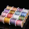 Hilo de Hilo Teñido al por Mayor para Fabricantes, Hilo de Tejer Multicolor, Collar para Joyería, Hilo Suave y Resistente al Desgaste para Manualidades, Hilo para Cuentas