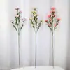 Novo buquê de cravos artificiais, flores para presente de Dia das Mães e Dia dos Professores, decoração de sala de estar, arranjo de casamento, flores de seda, flores artificiais