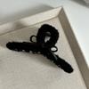 Moño de Cuero Clip de Agarre de Lana Clip para el Cabello de Alta Gama para Mujer Clip Grande de Tiburón Cabello Multiclips Accesorios para el Cabello