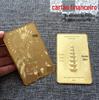 Fornecimento de fábrica financeiro S Ye financeiro Cartão estrela ouro alto material banhado a ouro ferro cartão monocromático
