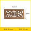 Bandeja de té china nueva al por mayor de fábrica, pieza de decoración de muebles con fugas, pieza de cobre, bandeja de té de piedra, accesorios de drenaje para bandeja de té
