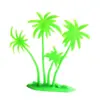 Árbol de Coco Artificial de Material Suave de 7.5cm Modelo de Árbol de Plástico Planta Verde Adorno de Árbol para Mesa de Arena Psicológica Árbol 3D