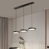 [Estrictamente Seleccionado] Candelabro Moderno Normcore para Restaurante, Elegante Lámpara de Mesa de Tres Cabezales para Comedor, Popular Lámpara de Bar de Lujo Accesible Italiana tipo Platillo Volador