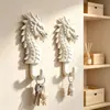Colgador de pared con forma de cabeza de dragón, impresión 3D popular transfronteriza, estante colgante sin taladro para toallas y llaves, gancho de almacenamiento único