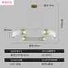 Lámpara de araña para restaurante transfronterizo, luz de anillo circular de lujo ligero, lámpara colgante de cristal personalizada para sala de estar, recepción de hotel, vestíbulo, modelo nuevo 2026