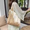 Bolso de Hombro de Satén Ecológico de Nicho Nuevo de Verano para Mujer, Ropa Casual de Trabajo, Bolsa de Compras, Bolso de Mano, Bolso de Gran Capacidad