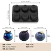 Molde de Silicona de Grado Alimenticio para Frutas, Modelo Nuevo, 6 Cavidades, para Arándanos, Molde para Pastel Mousse, Herramientas para Hornear, Venta al por Mayor