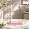 Decoração de Estatueta de Monstro de Boca Grande Fofa e Adorável para Casa, Suporte de Xícara de Chá de Alta Qualidade, Suporte para Canecas, Prateleira de Armazenamento para Mesa