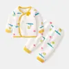 Conjunto de Ropa Interior Sin Costuras para Bebé Recién Nacido, Ropa Estilo Primavera y Otoño, Conjunto de Otoño para Bebé con Parte Superior y Inferior Separadas, Ropa para Recién Nacido Estilo Monje