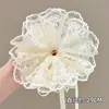 Goma para el pelo dulce floral estilo bosque para mujer, coleta suave y de alta gama estilo coreano, cuerda grande para el pelo, accesorio para el pelo de Ins, accesorio para la cabeza