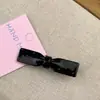 Pinza para el pelo de lunares con lazo estilo Ins, dulce y genial, para flequillo lateral de mujer, pinza de pico de pato, accesorio para el cabello, Pinza para el pelo Roja Ancora