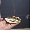 Inserção de incenso de liga de folium de bicho-da-seda dourado Forno de aromaterapia doméstico Linha de rota de incenso interno Selo de incenso Forno de incenso Forno Encel Incenso de sândalo
