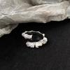 Anillo abierto de bambú con circonita de tiro alto para niña, amigas, lujo ligero, alta gama, todo partido, moda, anillo índice personalizado