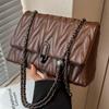 Bolsa Pequena para Mulheres, Novo Modelo Outono/Inverno 2026, Bolsa de Corrente Rombos de Nicho, Bolsa de Ombro Transversal para Mulheres com Design Único
