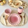 Nuevo ins Mantel individual de oso lindo estilo coreano, tapete de aislamiento térmico, mantel de mesa para niños, mantel individual, tapete para plato, tapete impermeable antiquemaduras, venta al por mayor