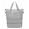Bolsa de Viaje Expandible de Gran Capacidad, Cubierta Conveniente, Maleta de Ruedas, Viaje de Negocios de Corta Distancia, Bolsa de Tela Oxford para Mujeres Embarazadas