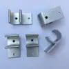 28 Tubo Metálico Lean de una Cara Abrazadera para Tubo EF-1008A Banco de Trabajo Doble Cara Soporte para Tubo Mesa Tablero de Madera Hebilla de Plástico