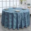 Toalha de mesa redonda para mesa de jantar espessada toalha de mesa redonda grande de hotel tecido toalha de mesa redonda para banquete de restaurante toalha de mesa de jantar de restaurante toalha de mesa de restaurante