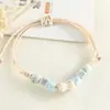 Pulsera Tejida de Cerámica Fresca y Dulce para Mujer, Joyería de Lujo Ligero de Gama Alta, Pulsera de Diseño de Nicho al por Mayor