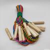 Cuerda para Saltar con Mango de Madera, Cuerda para Saltar Colorida para Estudiantes, Equipo de Fitness, Banda de Goma, Deportes Infantiles, Supermercado de Dos Yuanes
