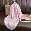 Estilo Coreano Lunares Moda Cuadrado Pequeño Bufanda Decorativa para Mujer Bufanda Profesional Seda Bufanda de Seda Elegante Chal Diadema para el Cabello