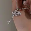Colar Pingente Chave Antiga de Ouro Popular do Xiaohongshu para Mulheres, Moda Retrô e Corrente de Clavícula Exquisita, Peça Única Dropshipping