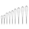 Batidor de Huevos Manual Acero Inoxidable Grueso 16 Alambres Comercial Hogar Repostería Batidor de Mano Crema Huevo Batidora
