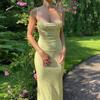 Vestido sexy con tirantes finos y espalda descubierta para mujer, estilo Amazon, primavera y verano, estilo europeo y americano, 2022