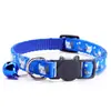Collar de dibujos animados de pez gato lindo de 1 cm con cascabel, collar de jersey para perro anti-pérdida, decoración de hebilla de gato para collar de gato