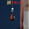 Pingente de Corrente para Celular Sapo de Madeira Arco-Íris Yiming Xianyuan Sandália Criativa de Sândalo Animal Desenho Animado Sapo Ornamento