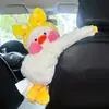 Porta-Lenços para Carro Criativo Fofo Pet Pendurado Caixa de Lenços para Carro Urso de Pelúcia Cartoon Porta-Lenços para Banco Traseiro do Carro