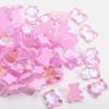 Taladro de uñas oso moca TikTok venta caliente Parche de uña plano DIY Joyería de taladro de uñas con pedrería de cristal al por mayor