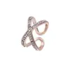 Anillo de Nuevo Estilo Europeo y Americano para Mujer Dedo Cruzado Dedo Índice Anillo de Personas de Chaozhou Japonés y Coreano Articulación Joyería de Mano para Estudiantes Personalidad Simple