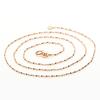 Collar de rosas para mujer de Jingdong AliExpress, versión coreana, cadena de hueso de serpiente, cadena de estrella, collar minimalista para mujer.